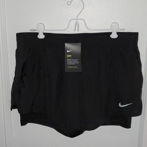 Nike Dri-fit Technology women's two-layer shorts